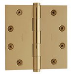 Baldwin 1045.I Estate 4.5 Inch x 4.5 Inch Solid Brass Full Mortise Hinge with Square Corners (Sold Each) product