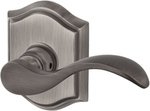 Baldwin HD.CUR.R.TAR Reserve Curve Single Dummy Right Handed Lever with Traditional Arch Rosette