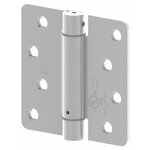 Hager 1751 4" x 4" 1/4" Radius Corner Steel Full Mortise Residential Spring Hinge (Sold in Pairs)