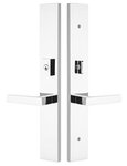 Emtek 1L1R21 Modern Rectangular 17-1/2 Inch Keyed Large Multi Point Lock Trim