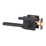 Emtek Helios 5122 Keyed Entry Leverset with Square Rosette for Left Handed Doors