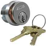 Schlage 30-001 S123 1-1/8 Inch Mortise Cylinder with Everest &quot;S123&quot; Keyway product