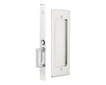 Emtek 2114 Modern Rectangular Passage Pocket Door Mortise Lock for 1-1/2&quot; Thick Doors
