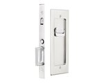 Emtek 2115 Modern Rectangular Privacy Pocket Door Mortise Lock for 2-1/8&quot; Thick Doors