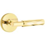 Emtek T-Bar Tribeca 5059 Select Brass Full Dummy Leverset with Disk Rosette product