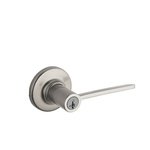 Kwikset 405LRL RDT SMT Ladera Keyed Entry Leverset with Round Rosettes with SmartKey product