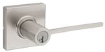 Kwikset 405LRL SQT SMT Ladera Keyed Entry Leverset with Square Rosettes with SmartKey product