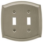 Baldwin 4766 Colonial Double Toggle Switch Plate