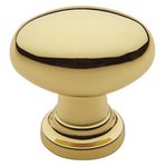 Baldwin 4910 1-1/8 Inch Diameter Oval Cabinet Knob