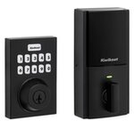 Kwikset 620CNTZW700 SMT Contemporary Home Connect Keypad Connected Smart Lock Deadbolt with Z-Wave 700 and SmartKey