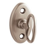 Baldwin 6728.EXT Turnpiece with Oval Backplate for Doors Thicker than 2-1/4 Inches