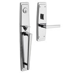 Baldwin 6921.RENT Estate Palm Springs Single Cylinder Mortise Handleset for Right Handed Doors