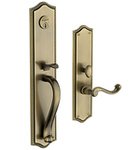 Baldwin 6963.RDBL Estate Bristol Double Cylinder Mortise Handleset for Right Handed Doors