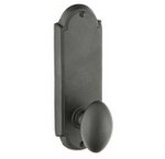 Emtek 7105 7-1/8 Inch Height Wrought Steel #5 Sideplate Passage Set