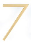 Emtek 2837 Modern 7 Inch Brass House Number &quot;7&quot; product