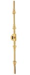 Baldwin 8106.R7LK Right Handed Cremone Bolt with Ornamental Covers for 7' Doors