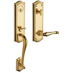 Baldwin 85337.RENT Estate Bethpage Single Cylinder Handleset for Right Handed Doors