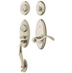 Baldwin 85345.2DCL Estate Landon Double Cylinder Two Point Handleset for Left Handed Doors product