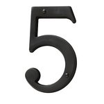 Baldwin 90675 4-3/4 Inch Tall House Number 5