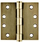 Emtek 92014 4 Inch x 4 Inch Heavy Duty Steel Plated Hinge with Square Corners (Sold in Pairs)