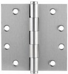 Emtek 96214 4 Inch x 4 Inch Heavy Duty Solid Brass Hinge with Square Corners (Sold in Pairs)