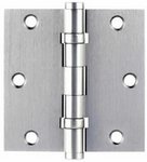 Emtek 96413 3-1/2 Inch x 3-1/2 Inch Ball Bearing Solid Brass Hinge with Square Corners (Sold in Pairs) product