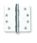 Omnia 985BB/4BTN 4 Inch x 4 Inch Mortise Ball Bearing Hinge with Square Corners (Sold Each)