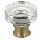 Omnia Prodigy 9936 1-1/4&quot; Round Glass Cabinet Knob