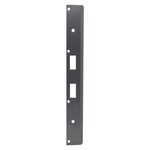 Don-Jo AST21342SL 1-3/4 Inch x 18 Inch  Double Hole Strike for 3-5/8 Inch  and 4 Inch Centers Silver Coated Finish