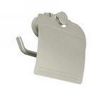 Deltana BBN2011 Zinc Modern Single Post Toilet Tissue Holder with Cover