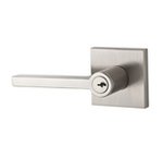 Baldwin EN.SQU.CSR Reserve Square Keyed Entry Leverset with Contemporary Square Rosette