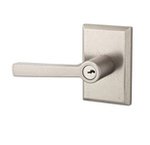 Baldwin EN.TAP.RSR Reserve Taper Keyed Entry Leverset with Rustic Square Rosette