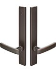 Emtek 14A2 Modern Brass 11 Inch Non-Keyed Passage Multi Point Lock Trim
