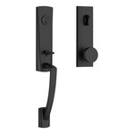 Baldwin EEMIAXCONCQE Reserve Miami Single Cylinder Handleset with Contemporary Knob and Contemporary Square Escutcheon product