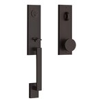 Baldwin EESEAXCONCQE Reserve Seattle Single Cylinder Handleset with Contemporary Knob and Contemporary Square Escutcheon product