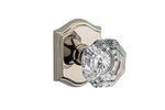 Baldwin HD.CRY.TAR Reserve Crystal Single Dummy Knob with Traditional Arch Rosette
