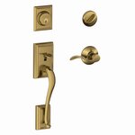 Schlage F60ADDxACCRH Addison Single Cylinder Handleset with Accent Interior Lever for Right Handed Doors product