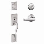 Schlage F60ADDxELA Addison Single Cylinder Handleset with Elan Interior Lever product