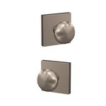 Schlage Custom FC172PLY/COL Plymouth Dummy Knobset with Collins Decorative Rosette (2 Single Dummies)