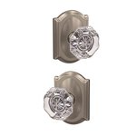 Schlage Custom FC21ALX/CAM Alexandria Passage/Privacy Knobset with Camelot Decorative Rosette
