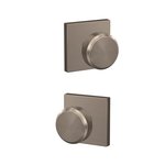 Schlage Custom FC21BWE/COL Bowery Passage/Privacy Knobset with Collins Decorative Rosette