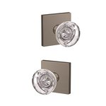 Schlage Custom FC21HOB/COL Hobson Passage/Privacy Knobset with Collins Decorative Rosette