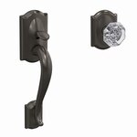 Schlage Custom FC285 CAM/ALXxCAM Camelot Lower Handleset with Alexandria Glass Knob &amp; Camelot Rosette product