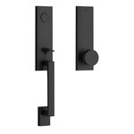 Baldwin FDSEAXCONCQE Reserve Seattle Full Dummy Handleset with Contemporary Knob and Contemporary Square Escutcheon product