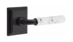 Emtek R-Bar Terrazzo 8261 Select Brass Privacy Leverset with Wilshire Rosette for Right Handed Doors product