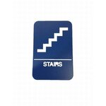 Don-Jo HS907 Stairs ADA Blue Sign