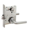 Schlage L9050P 02A Entry/Office Mortise Lock with 02 Lever and A Rose