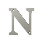 Deltana RL4N Solid Brass 4 Inch House Letter &quot;N&quot;