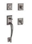 Baldwin SCNAPxELLTSR Reserve Napa Single Cylinder Handleset with Ellipse Knob and Traditional Square Rosette