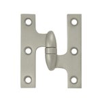 Deltana OK3025B-R 3 Inch x 2-1/2 Inch Solid Brass Olive Knuckle Hinge - Right Handed